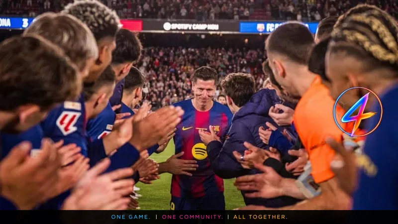 Robert Lewandowski deja el Barcelona con récord de 119 goles