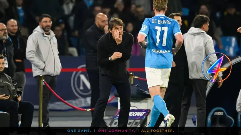 Antonio Conte deja el Napoli mientras Kevin De Bruyne y Romelu Lukaku esperan