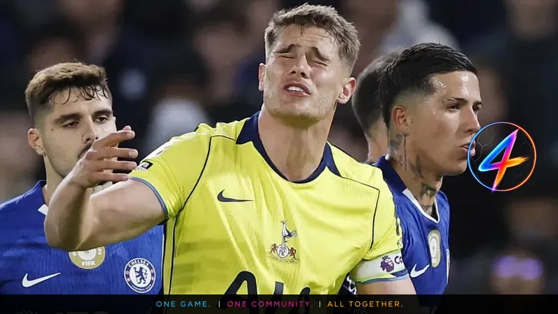 Tottenham sigue en la lucha contra el descenso tras perder 2-1 ante el Chelsea