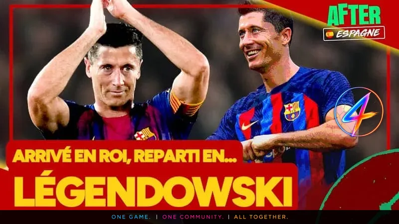 Robert Lewandowski se va del Barcelona tras tres temporadas