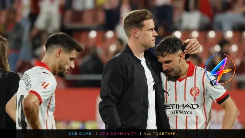 El descenso del Girona cierra la posible salida de Ter Stegen