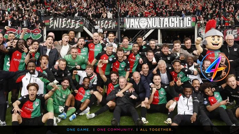NEC clinches Champions League spot, Van Schaik celebrates