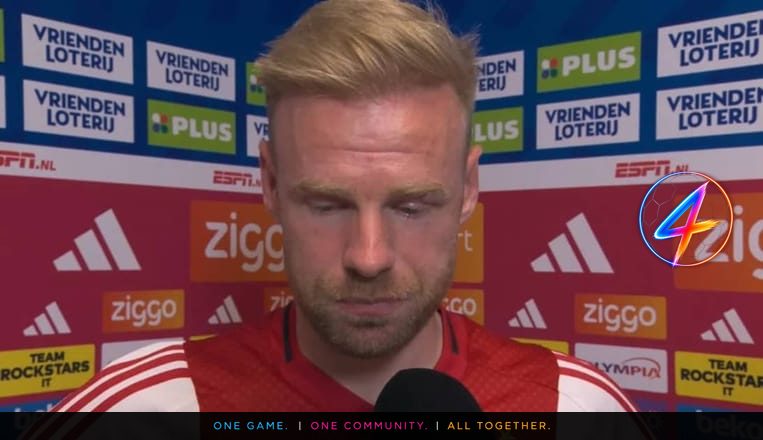 Klaassen breaks down after Ajax clinch Europa League spot