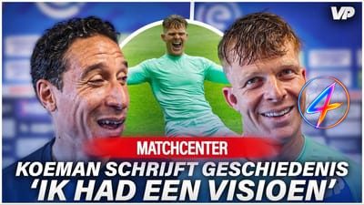 Telstar veilig Eredivisie met penalty van Koeman Jr.