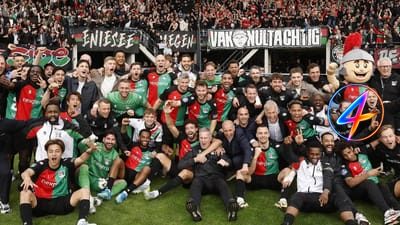 NEC bemachtigt Champions League-plek, Van Schaik viert