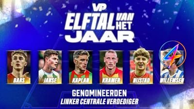 VoetbalPrimeur Announces Left Central Defender of the Year Nominees
