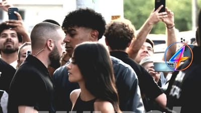 Lamine Yamal appears with influencer Inés García at Barcelona title dinner