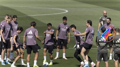 Real Madrid entrena para el partido contra el Athletic con cinco ausencias