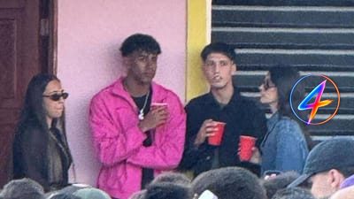 Jugadores del Barça asisten al primer concierto de Bad Bunny en Barcelona