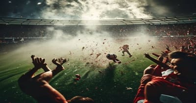 Fans stormen het veld na verlies van Standard Luik tegen Charleroi