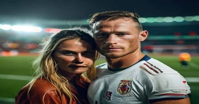 Simon Mignolet retires after 20-year career with wife Jasmien Claes